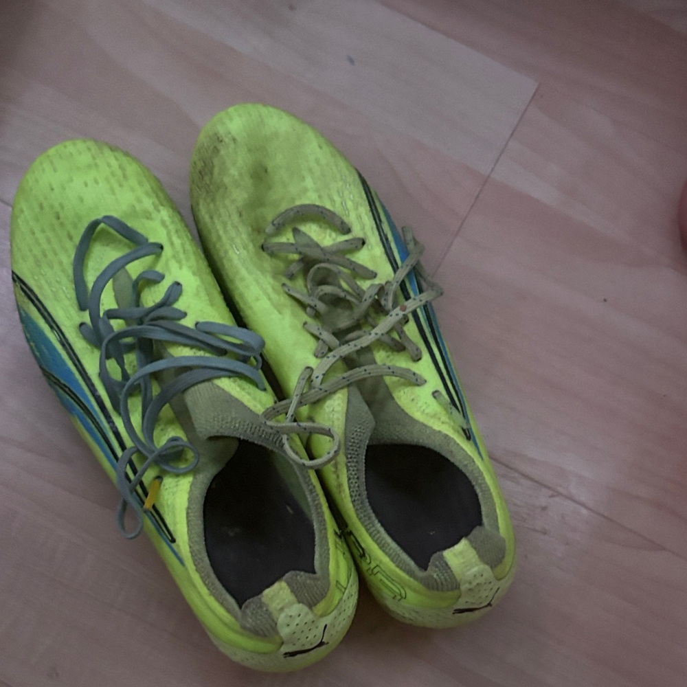 Puma Kids Neon Yellow Sneakers